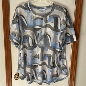 Jane and Delancey Abstract Patterned Shirt